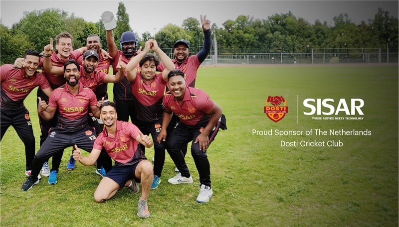 SISAR B.V - Proud sponsor of Dosti Cricket Club, The Netherlands